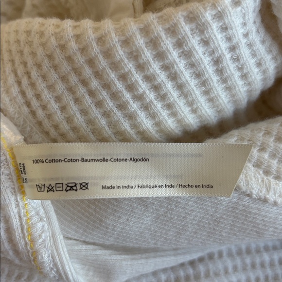 Free People Cotton Waffle Knit Overshirt - Picture 9 of 9